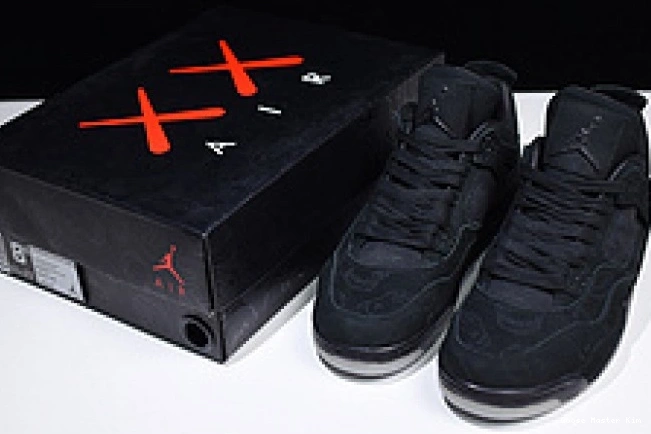 Nike 4 Jordan Air kaws 930155 black 001 retro 0803